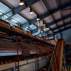 general plan inside an agricultural plant conveyor